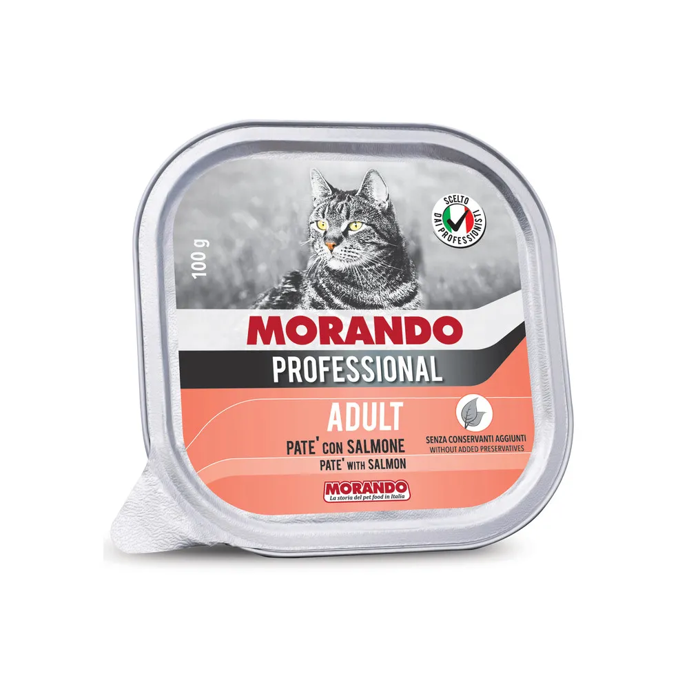CIBO GATTO MORANDO VSC 100 G PATE SALMONE (32
