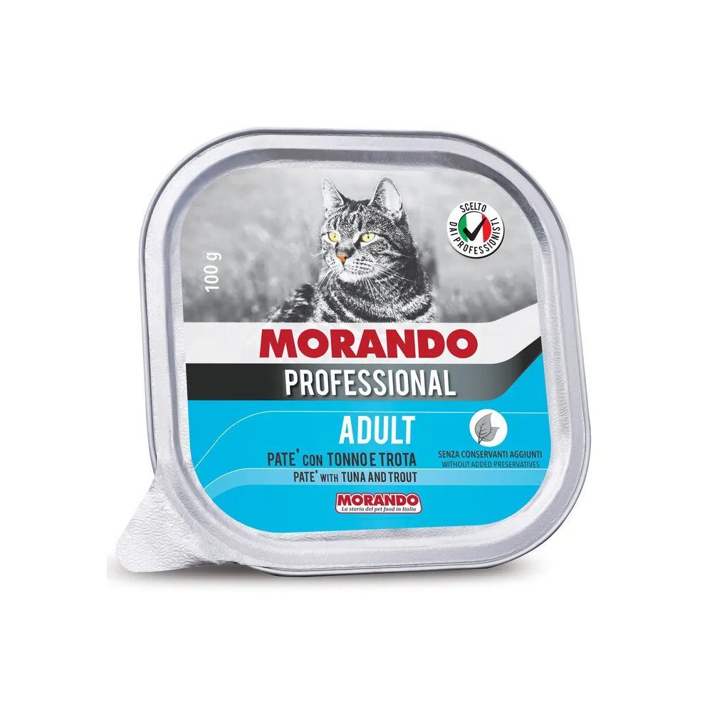 CIBO GATTO MORANDO VSC 100 G PATE TONNO E TROTA (32