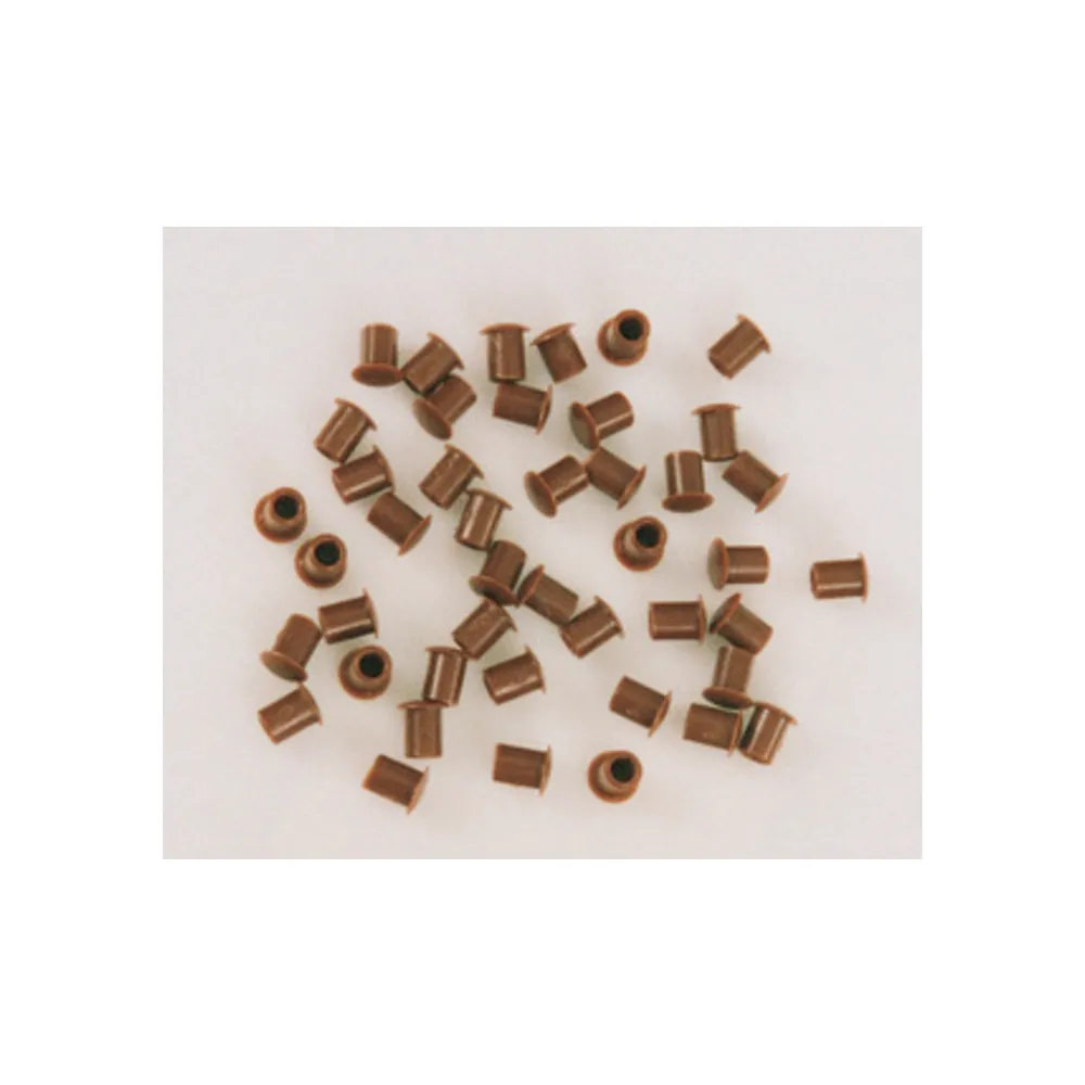 SC COPRIFORO PLASTICA MARRONE D 5 MM  50 PZ (5