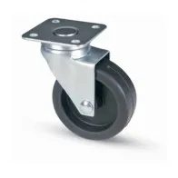 BL RUOTA GOMMA 220 D.50 C/PIASTRA  2 PZ (4