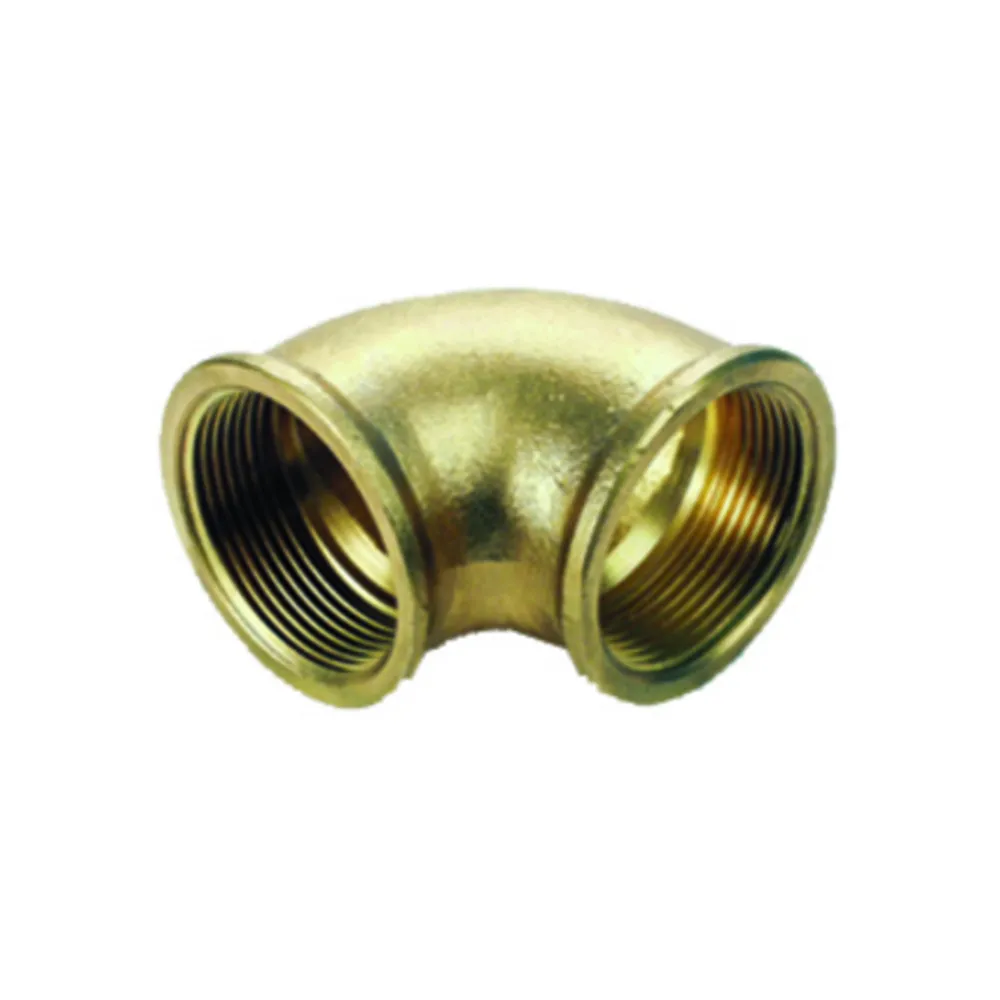 IDRAULICA - GOMITO FF 90 OTTONE GIALLO D 3/8 (10