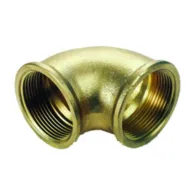 IDRAULICA - GOMITO FF 90 OTTONE GIALLO D 1/2 (10