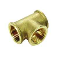 IDRAULICA - TEE 130 OTTONE GIALLO D 3/8 (10