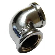 IDRAULICA - GOMITO FF 90 OTTONE CROMATO D 3/4 (10