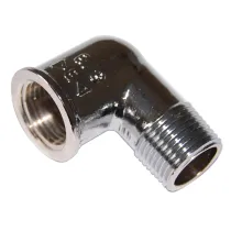 IDRAULICA - GOMITO MF 92 OTTONE CROMATO D 1/2 (10