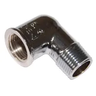 IDRAULICA - GOMITO MF 92 OTTONE CROMATO D 3/4 (10