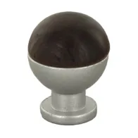 POMOLO SFERICO LEGNO OTT 735B D 18 MM NOCE SCU (25