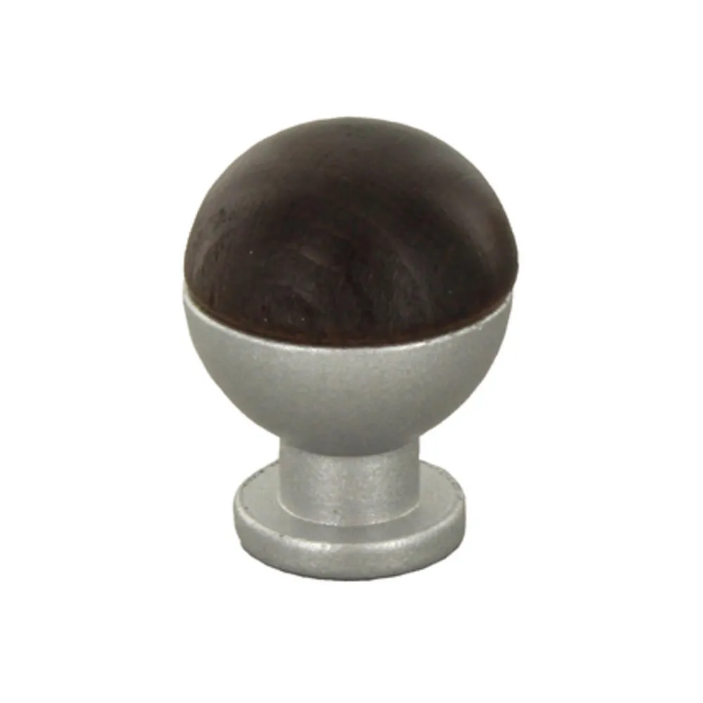 POMOLO SFERICO LEGNO OTT 735B D 18 MM NOCE SCU (25 POMOLO SFERICO LEGNO OTT 735B D 18 MM NOCE SCU (25