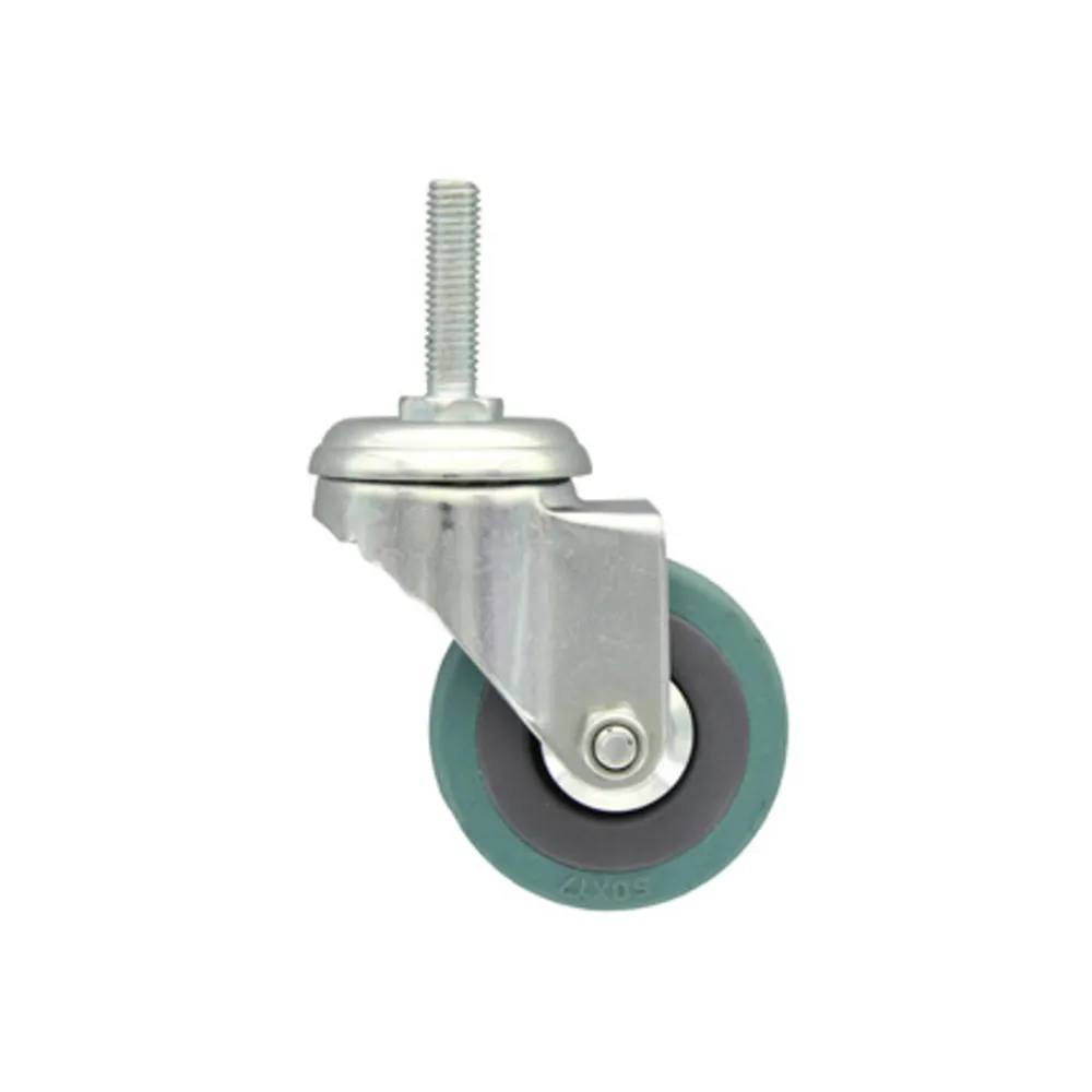 BL RUOTA GOMMATA C/PERNO 50 MM DA 2 PZ (4