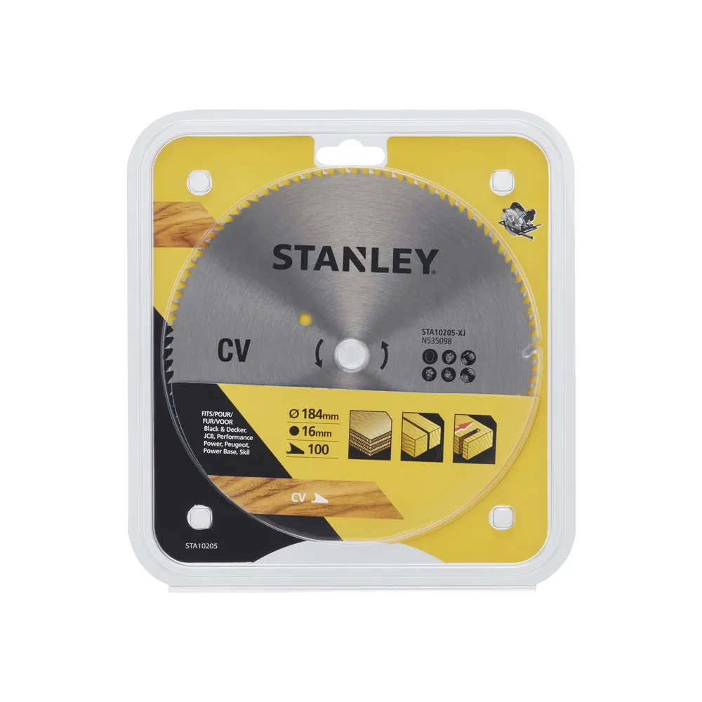 PIRANHA STANLEY STA10205 (X10205) LAMA CIRCOLARE CROM. MM.184