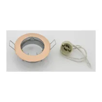 FARETTO INCASSO FISSO P/LED GU10 ORO (10