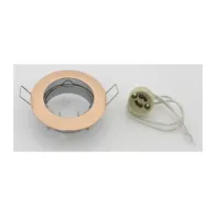 FARETTO INCASSO FISSO P/LED GU10 ORO (10