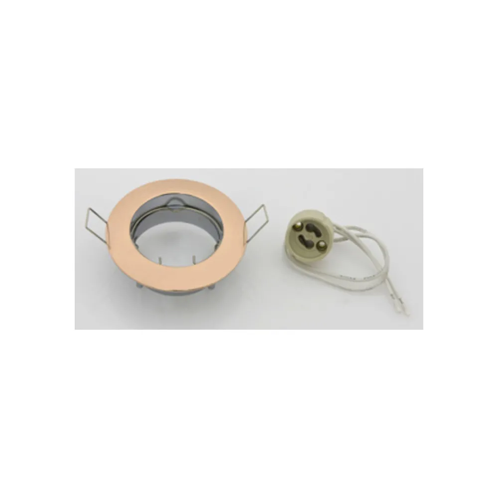 FARETTO INCASSO FISSO P/LED GU10 ORO (10