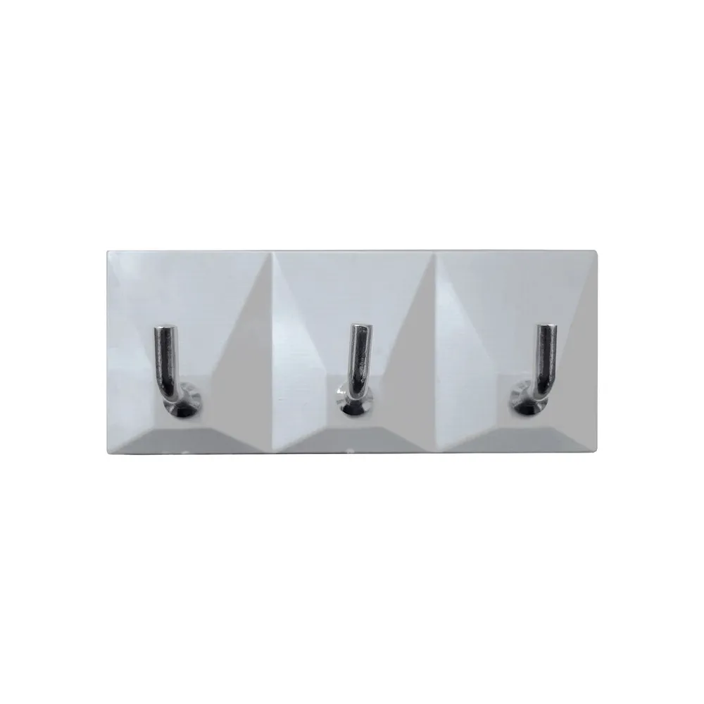 SC GANCIO ADESIVO PLASTICA 3 POSTI 2 PZ (5