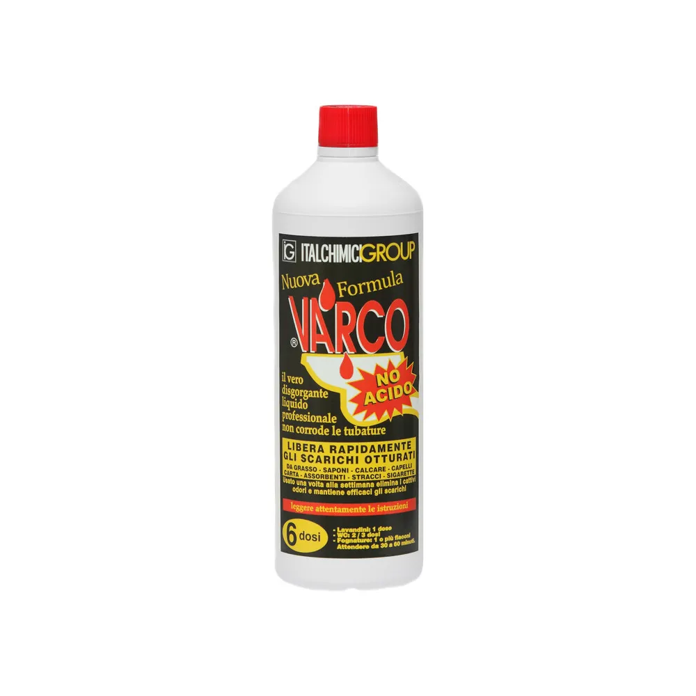 DISGORGANTE LIQUIDO VARCO NO ACIDO 750 ML (6 DISGORGANTE LIQUIDO VARCO NO ACIDO 750 ML (6