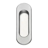 MANIGLIA OVALE P/PORTA SCORR S/FORO OTT CRO SAT (10