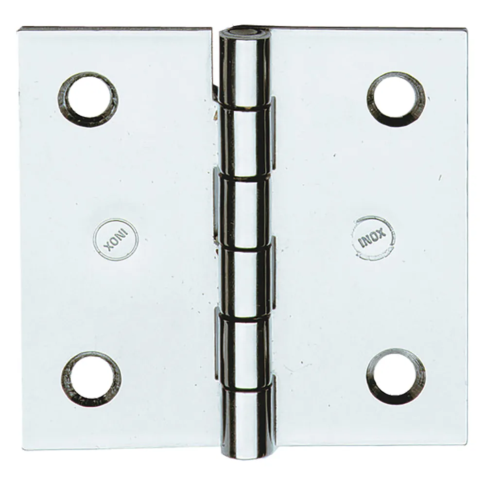 CERNIERA IN ACCIAIO INOX ART.850IN mm. 60 x 50 - pz. 2 CERNIERA IN ACCIAIO INOX ART.850IN mm. 60 x 50 - pz. 2