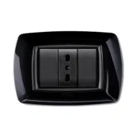 PLACCA LIFE LIVING PLAST NERO 3P (10