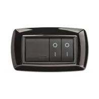 PLACCA LIFE LIVING PLAST NERO 4P