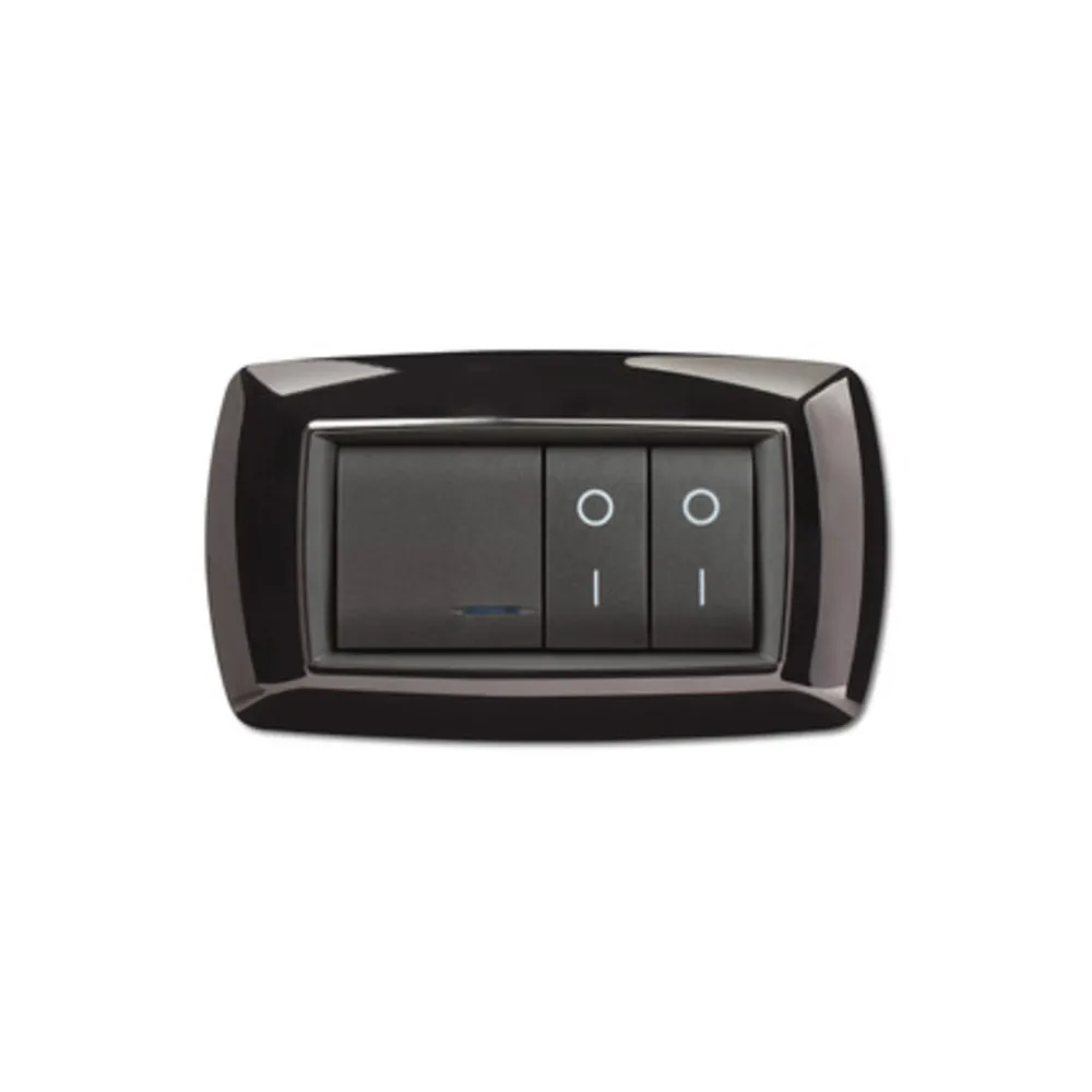 PLACCA LIFE LIVING PLAST NERO 4P