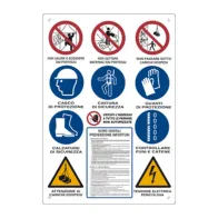 CARTELLO CANTIERE 12 SIMBOLI 80X60 CM (10