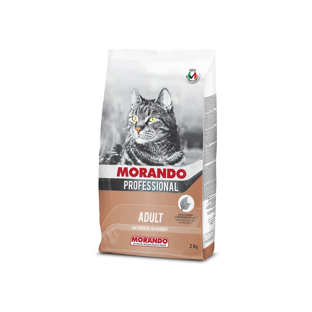CIBO GATTO MORANDO 2 KG CONIGLIO