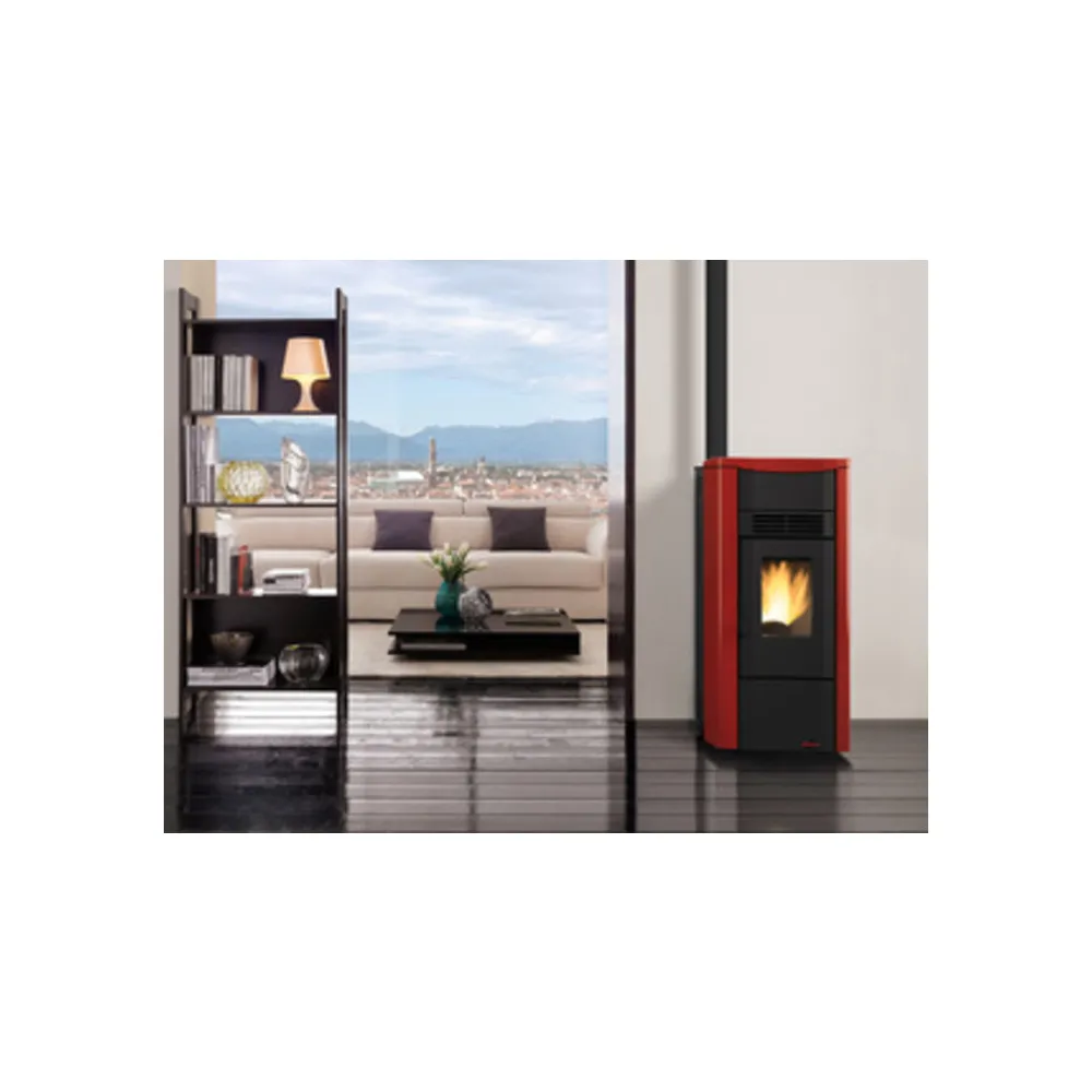 STUFA PELLET CANALIZ 7.5 KW GIUSY PLUS EVO2.0 BORDEAUX STUFA PELLET CANALIZ 7.5 KW GIUSY PLUS EVO2.0 BORDEAUX