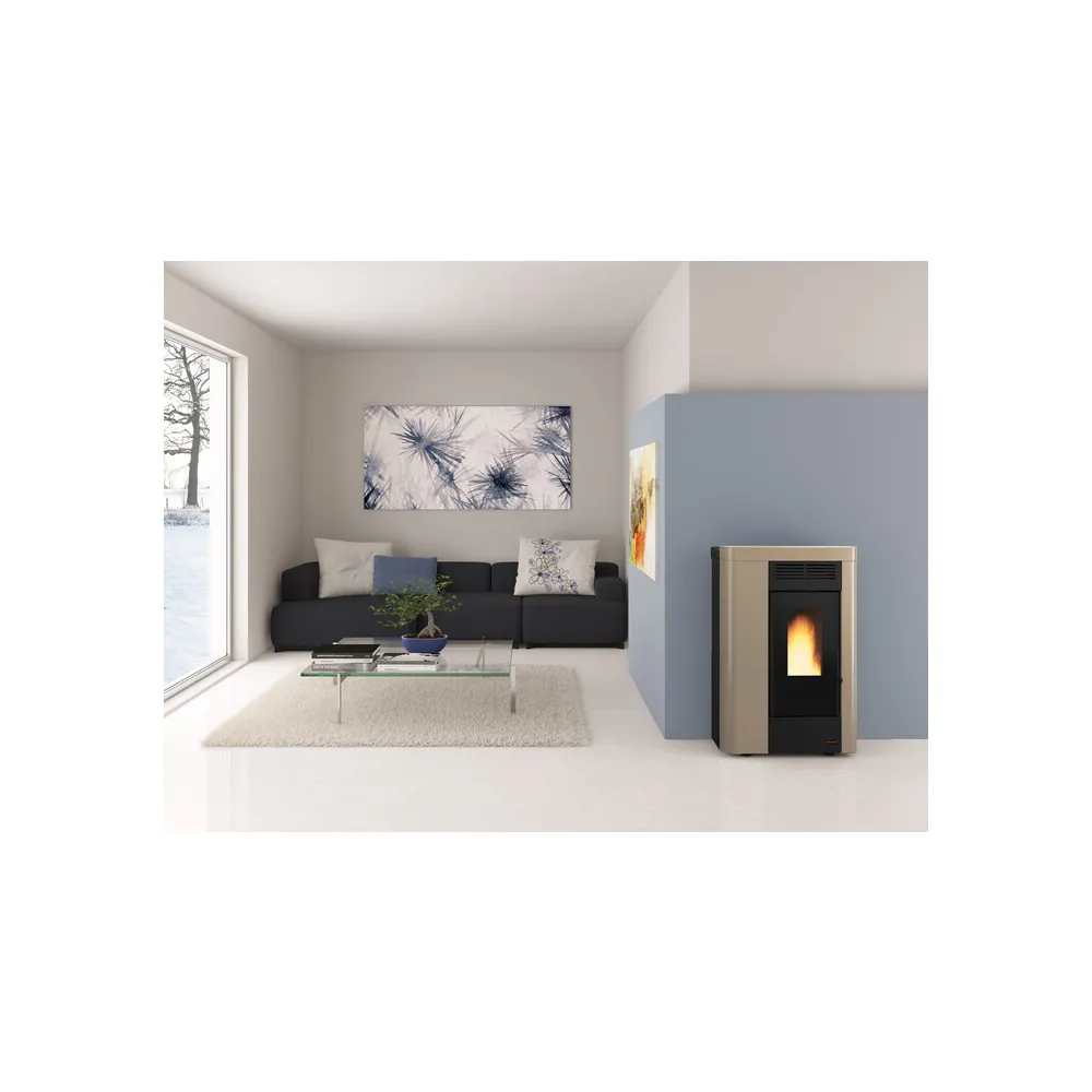 STUFA PELLET CANALIZ SLIM 9 KW ANNABELLA ADEVO TORTORA