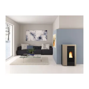 STUFA PELLET CANALIZ SLIM 9 KW ANNABELLA ADEVO TORTORA