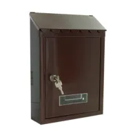 CASSETTA POSTALE GARDEN ACCIAIO MARRONE TX0080 (6