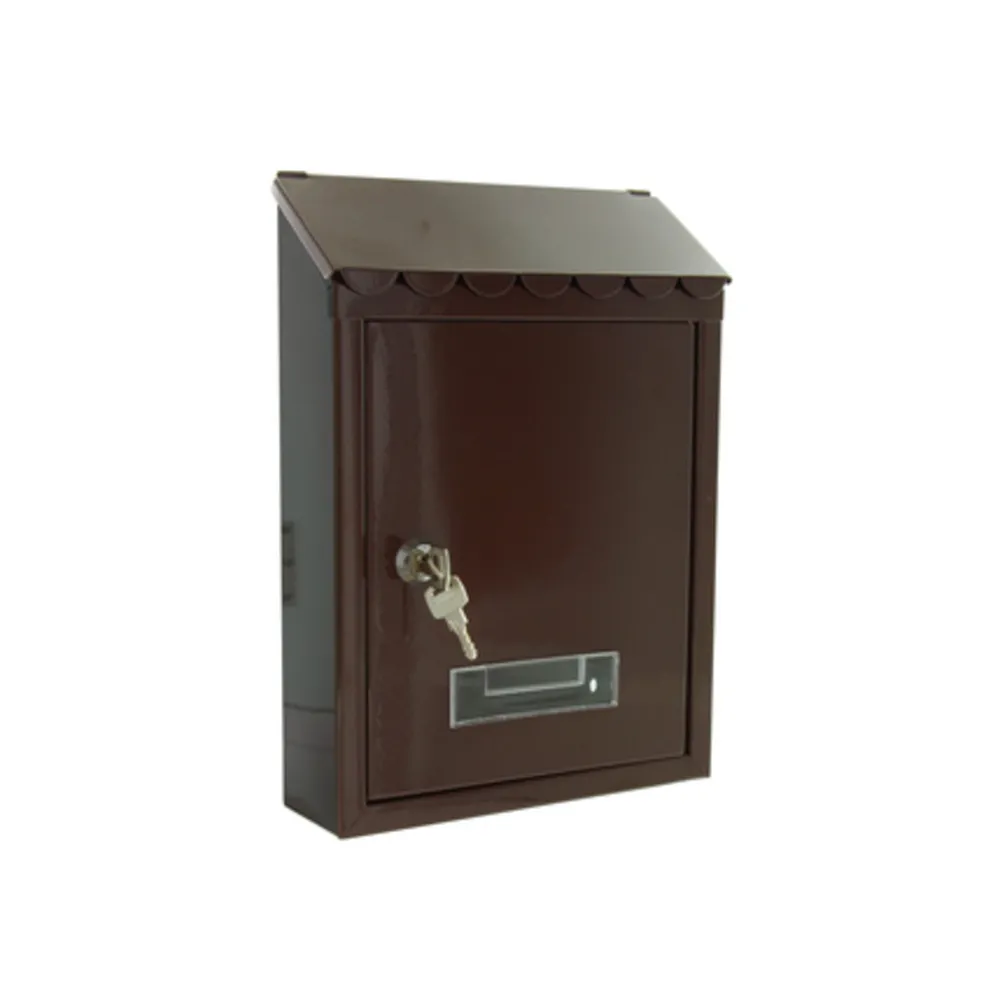 CASSETTA POSTALE GARDEN ACCIAIO MARRONE TX0080 (6