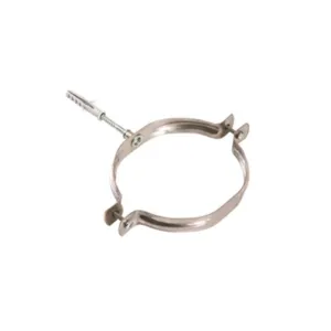 COLLARE INOX C/TASSELLO P/TUBO STUFA 13CM (10