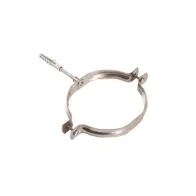 COLLARE INOX C/TASSELLO P/TUBO STUFA 15CM (10