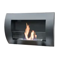 STUFA A BIOETANOLO A PARETE MOD.ROUND