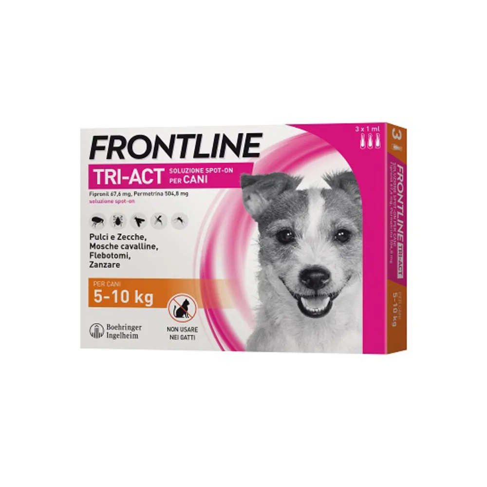 FRONTLINE TRI-ACT 5-10 KG 3 PIPETTE FRONTLINE TRI-ACT 5-10 KG 3 PIPETTE