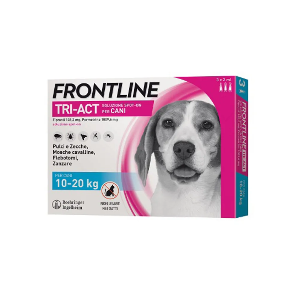 FRONTLINE TRI-ACT 10-20 KG 3 PIPETTE FRONTLINE TRI-ACT 10-20 KG 3 PIPETTE