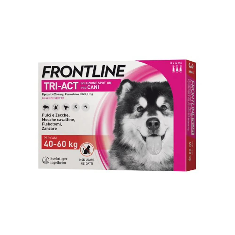 FRONTLINE TRI-ACT 40-60 KG 3 PIPETTE FRONTLINE TRI-ACT 40-60 KG 3 PIPETTE