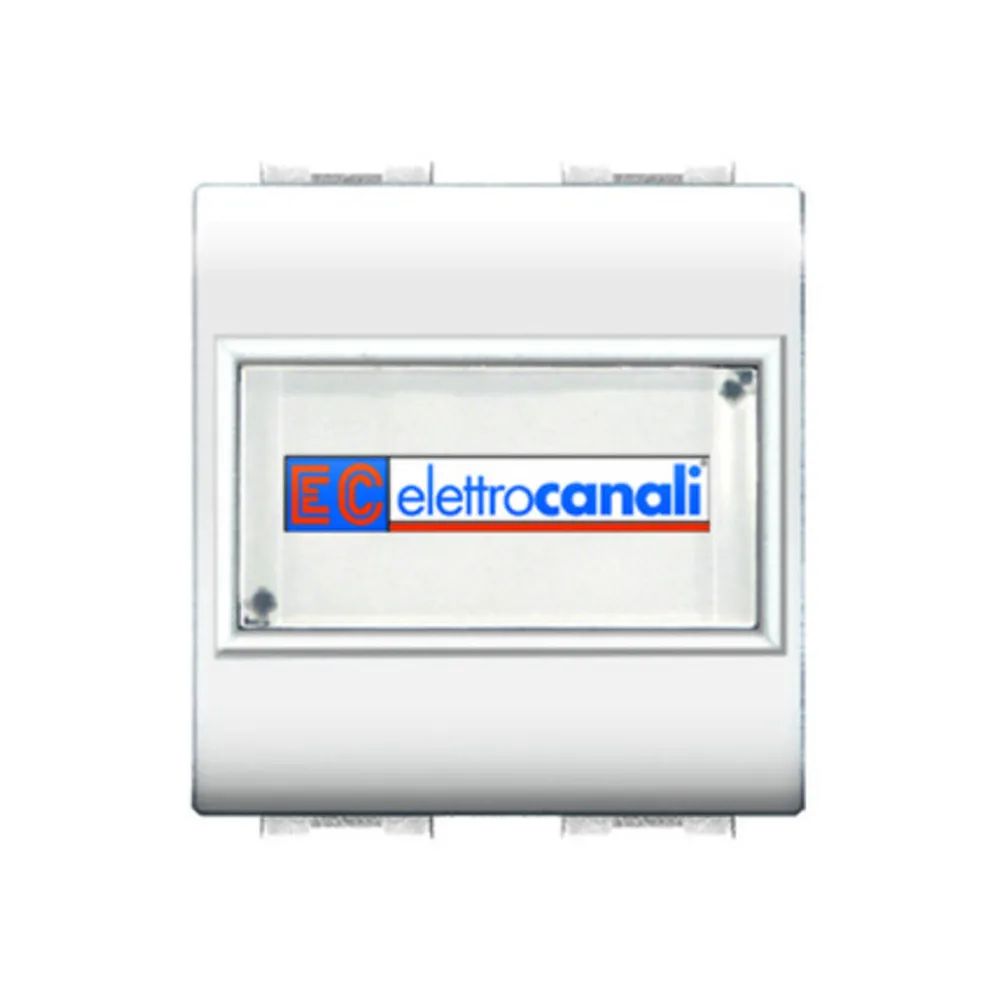 LIFE 4025 WH PULSANTE C/PORTANOME BIANCO (6