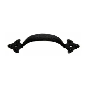 MANIGLIA FERRO BATTUTO 316  90 MM NERO SFUMATO (25