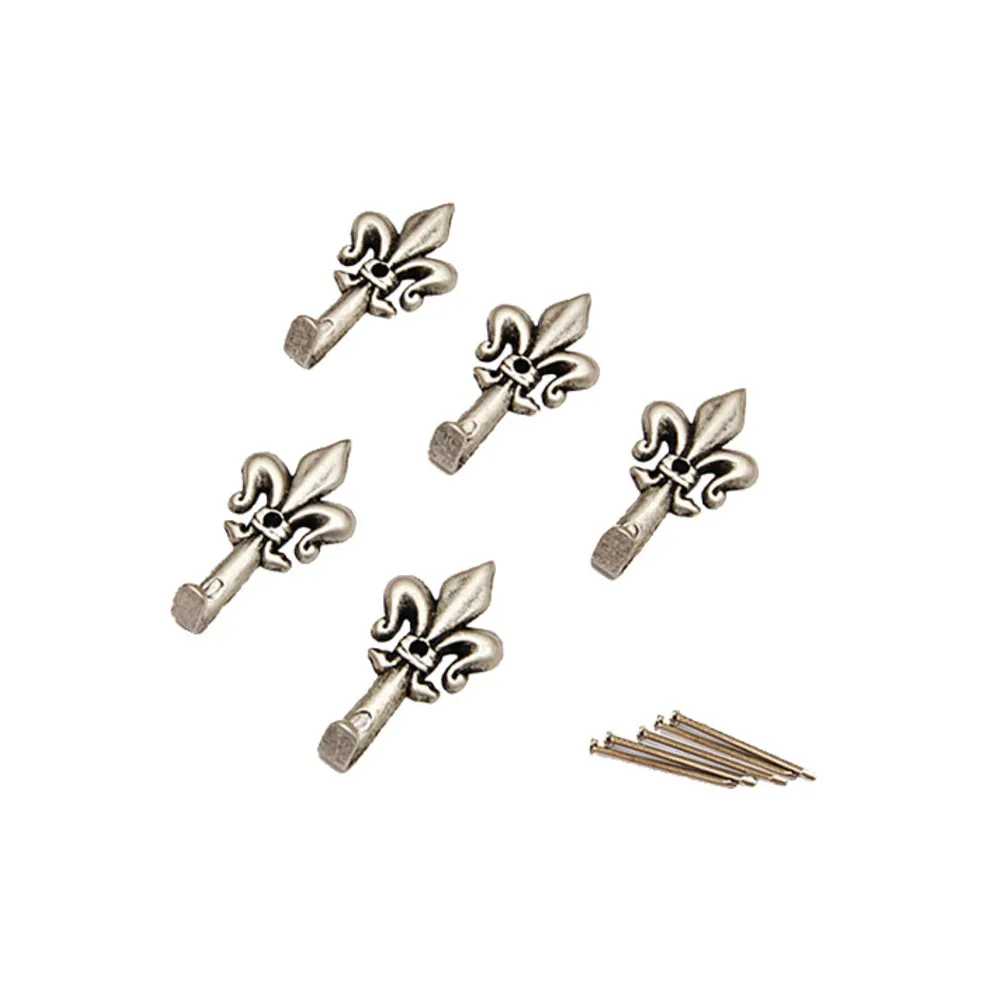 BL GANCIO P/QUADRO GIGLIO 47 MM ARGEN N. 2 5 PZ (5 BL GANCIO P/QUADRO GIGLIO 47 MM ARGEN N. 2 5 PZ (5