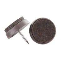 SC SOTTOSEDIA FELTRO+CHIODO 22 MM MARRONE 8 PZ* (5