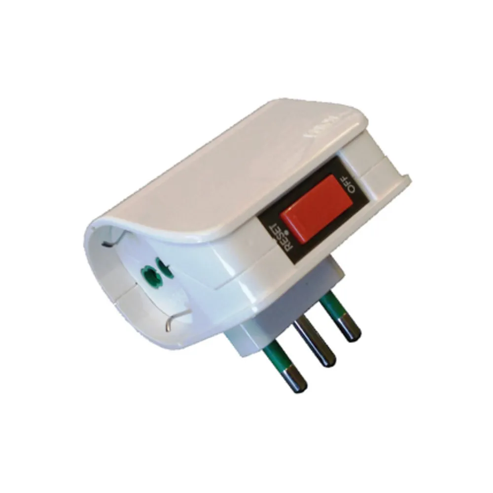 FME 87.310 ADATTATORE 10A 2P BIP SCH C/INTER SICUR