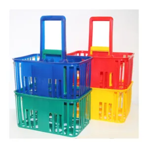 CESTELLO PORTABOTTIGLIE 6 POSTI COLORI ASSORTITI (5