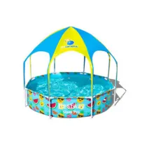 PISCINA C/TELAIO+COPERT+DOCCIA 244X51H 56432