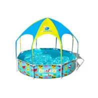 PISCINA C/TELAIO+COPERT+DOCCIA 244X51H 56432