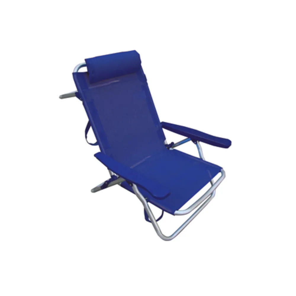 C SPIAGGINA RECLINABILE IN ALLUMINIO BLEU (2 C SPIAGGINA RECLINABILE IN ALLUMINIO BLEU (2