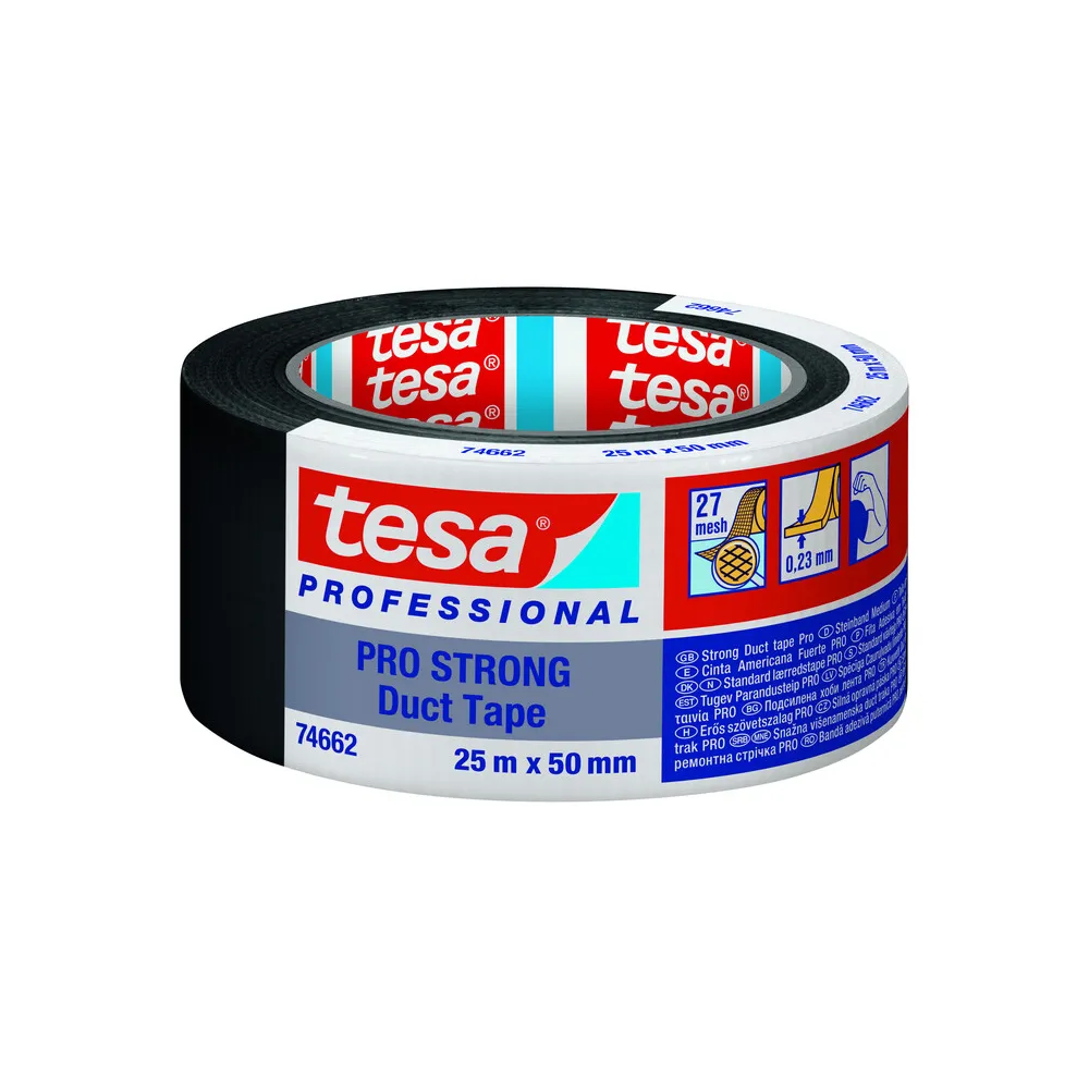 NASTRO AMERICANO PRO STRONG 50MMX25M NERO (6 NASTRO AMERICANO PRO STRONG 50MMX25M NERO (6