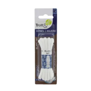 LACCI P/SCARPE BOMBATI 120 CM 1 PAIO BIANCO