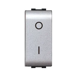 LIFE 4009 TEC INTERRUTTORE BIPOLARE ARGENTO SATIN (12