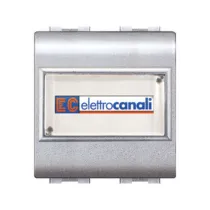 LIFE 4025 TEC PULSANTE C/PORTANOME ARGENTO SAT (6